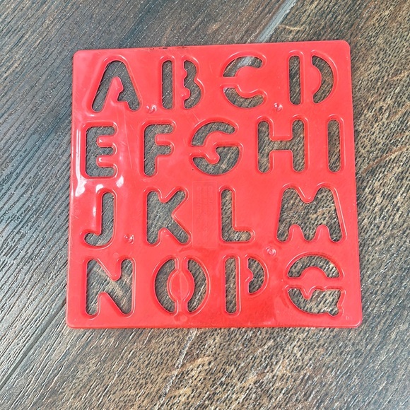 3pieces Albhabet lettering tracing squares - Picture 2 of 5